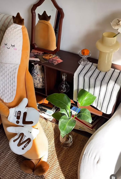 The Banana Plush Body Pillow Cuddle with Remote Controlled Heating or Motion