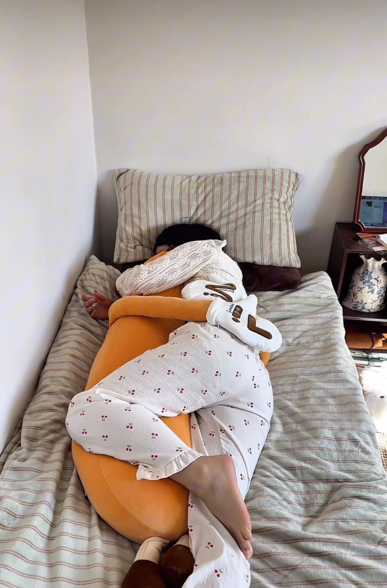 The Banana Plush Body Pillow Cuddle with Remote Controlled Heating or Motion