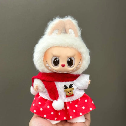 Labubu in a Christmas Outfit "Gift"