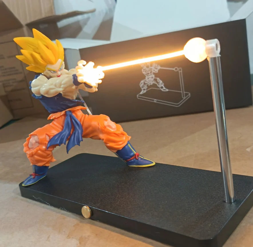 Biscuitsbud® Magnetic Control Dragon Ball Z Goku Kamehameha Levitating Night Light Desk Lamp